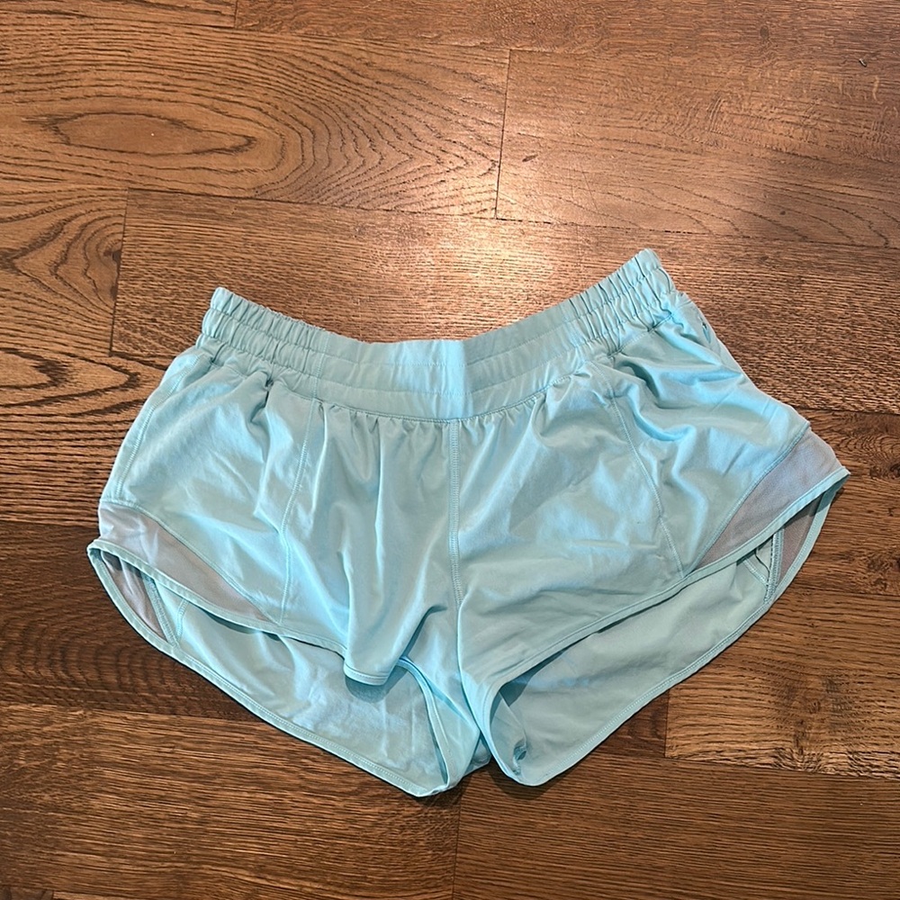 Lululemon Athletica Blue Athletic Shorts Moisture-Wicking Design